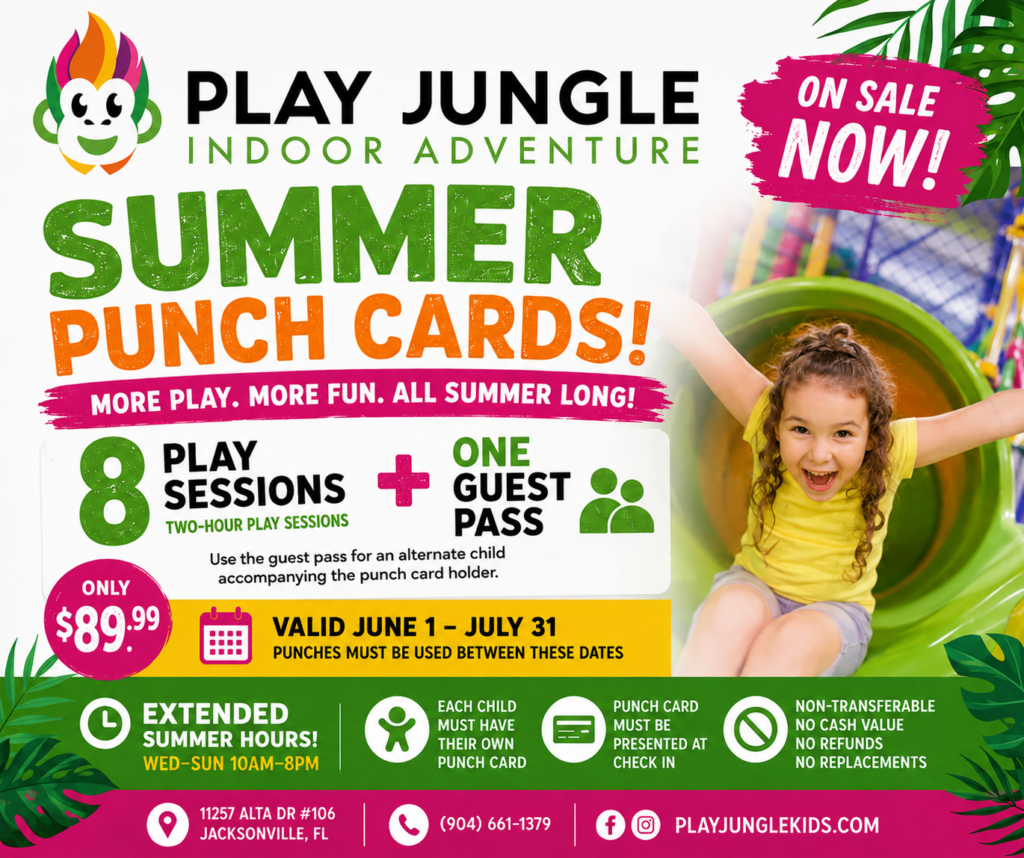 Summer 2026 Punch Cards Promo at Play Jungle